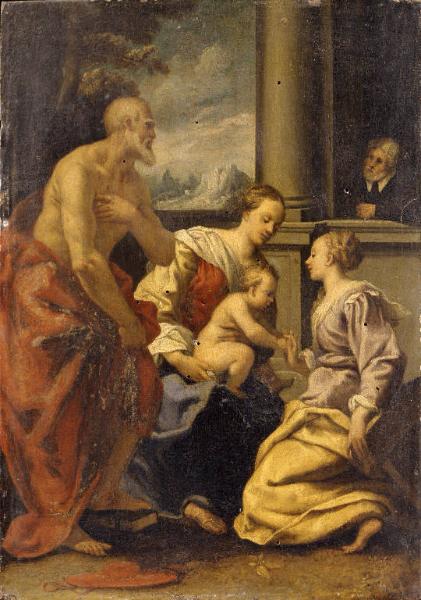 Matrimonio mistico di Santa Caterina d'Alessandria con San Girolamo