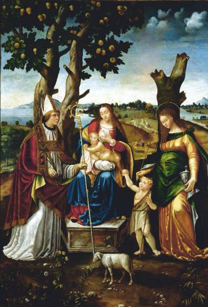 Madonna del Latte con San Giovannino, Santa Maria Maddalena e Sant'Erasmo vescovo