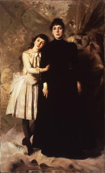 Ritratto di Maria Gallavresi con la madre