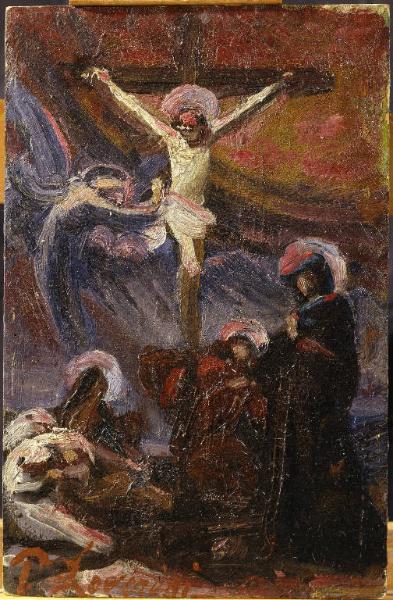 Crocifissione di Cristo con la Madonna, San Giovanni Evangelista, Santa Maria Maddalena e le pie donne