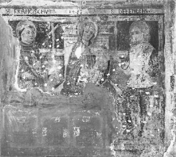 Madonna con Bambino in trono con San Francesco d'Assisi e San Defendente