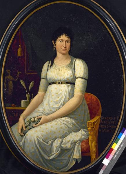 Ritratto della contessa Barbara Secco Suardo in Mosconi