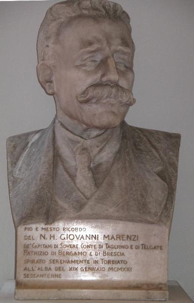 Busto del conte Giovanni Marenzi