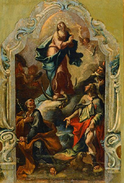 Madonna immacolata con San Giuseppe, San Rocco e San Tommaso d'Aquino