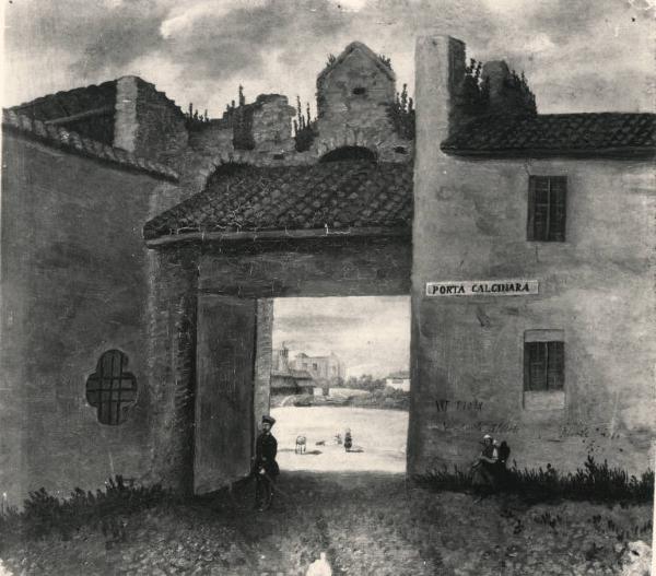 Veduta di Porta Calcinara