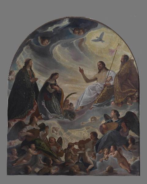 La Vergine presenta S. Margherita alla SS.ma Trinità