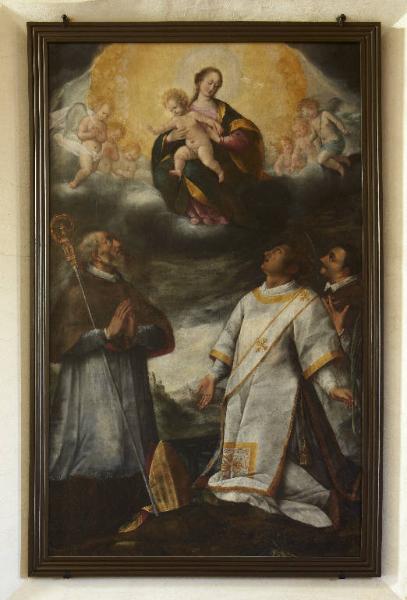 Madonna con Bambino e santi Carlo Borromeo, Lorenzo e Albino