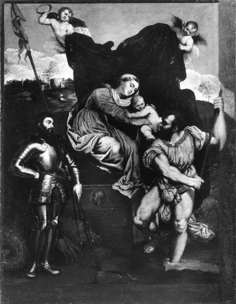 Madonna con Bambino, san Giorgio e san Cristoforo