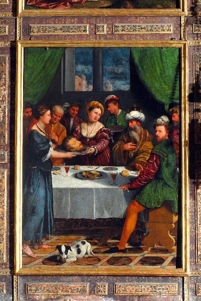 Salome consegna la testa di San Giovanni Battista a Erode