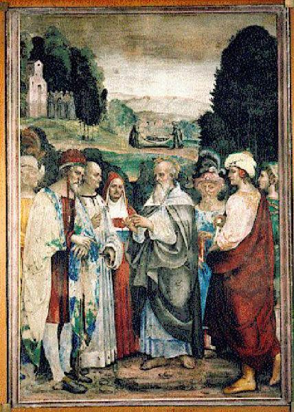 Dispusta di Sant'Antonio abate con i filosofi e la loro conversione