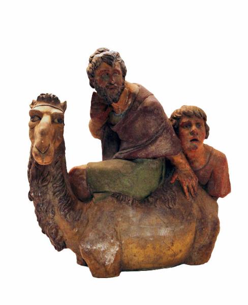 Coppia di uomini con cammello