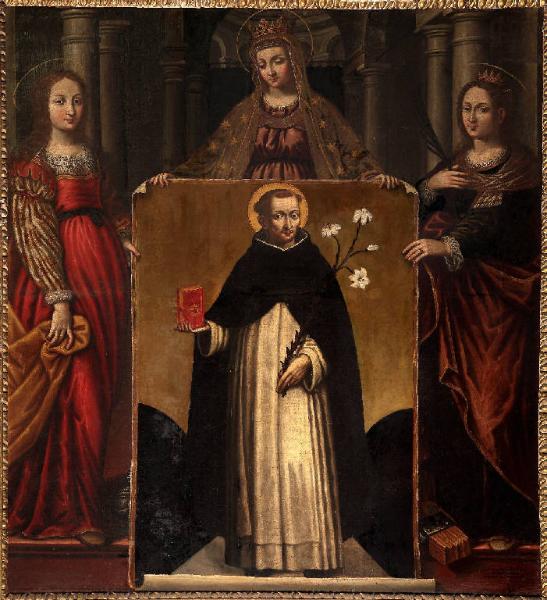 Madonna con Maddalena, Santa Caterina e il ritratto di San Domenico
