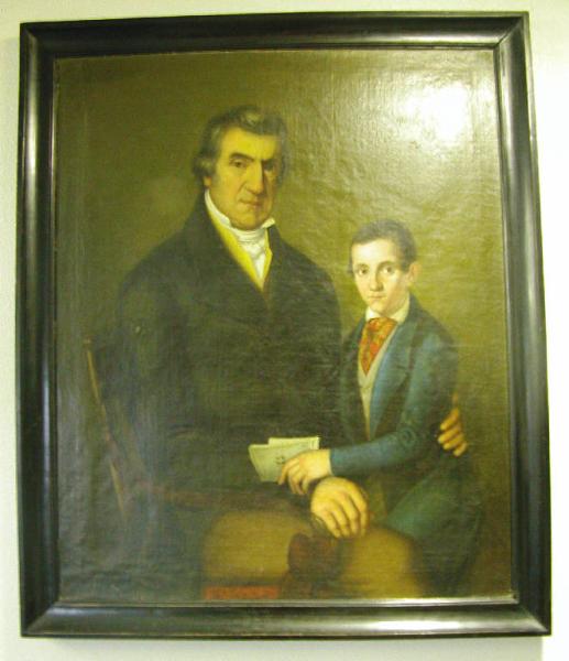 Ritratto di Ignazio Carini con il figlio