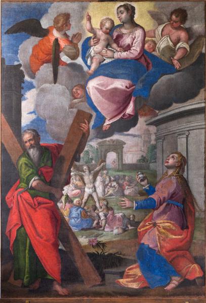 Madonna con Bambino, sant'Andrea apostolo e santa Maria Maddalena