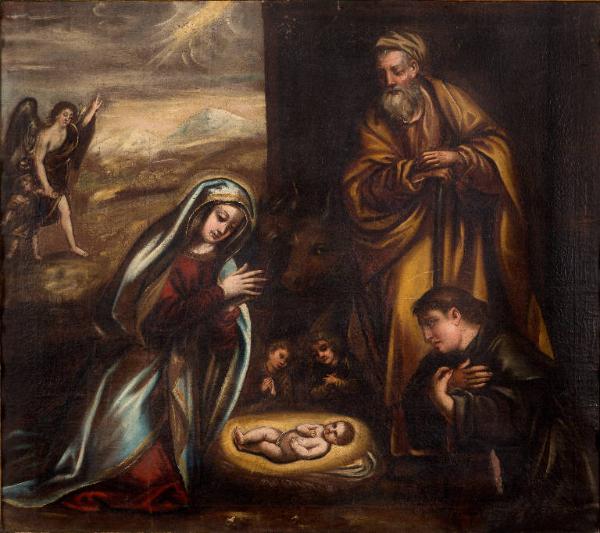 Sacra Famiglia con sant'Antonio da Padova e Tobiolo e l'angelo