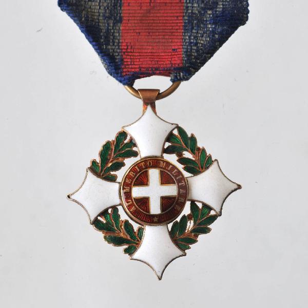 Croce da Cavaliere dell'Ordine Militare di Savoia del Regno di Sardegna (poi Regno d'Italia)