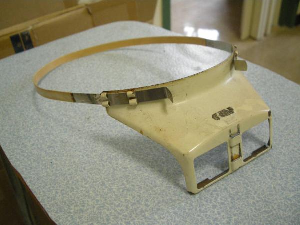 Caschetto visore - ottica