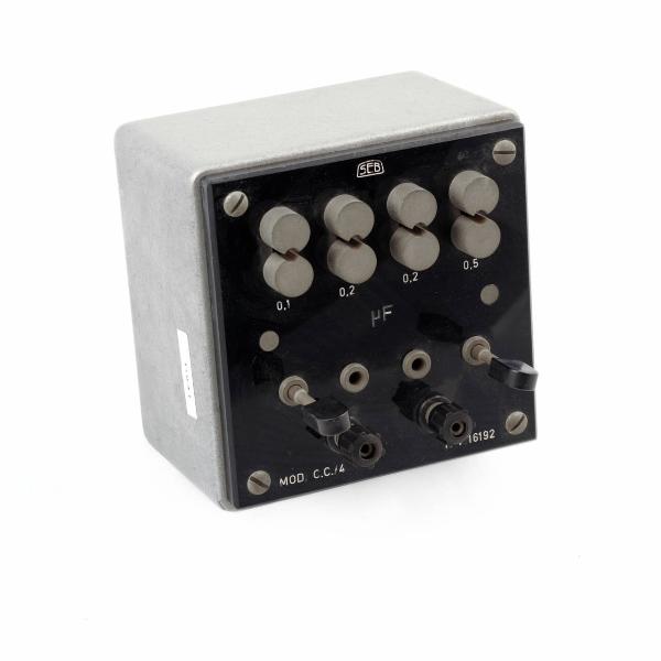 Modello S.E.B. C.C./4 - condensatore - fisica
