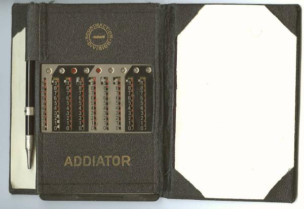 Addiator - addizionatrice - industria, manifattura, artigianato
