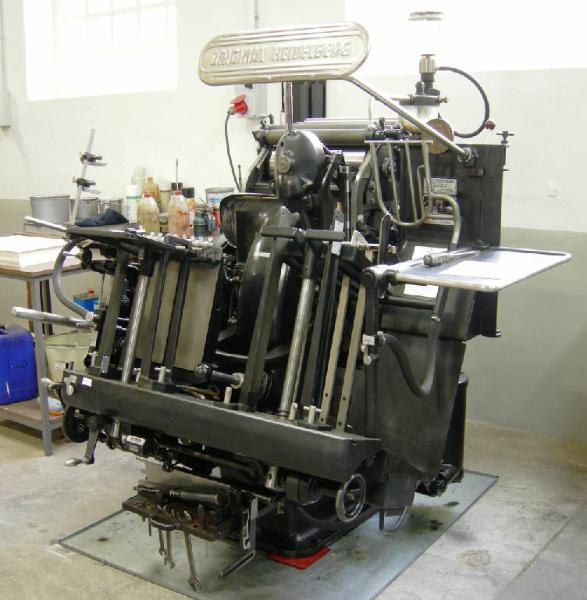 "Stella" - macchina da stampa tipografica - industria, manifattura, artigianato