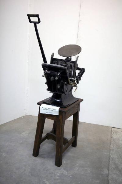 "Boston" - macchina da stampa tipografica - industria, manifattura, artigianato