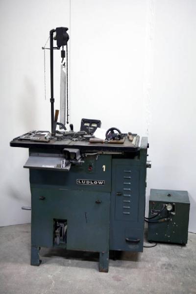 Titolatrice Ludlow - macchina fonditrice per composizione meccanica - industria, manifattura, artigianato