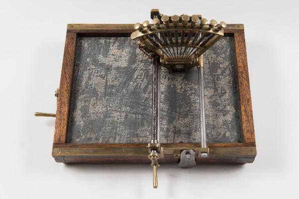 Modello Foucault 1860 - macchina per scrivere - meccanica