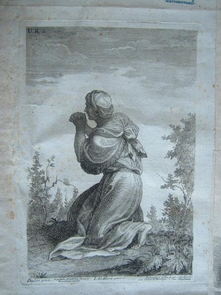 Figura femminile che prega