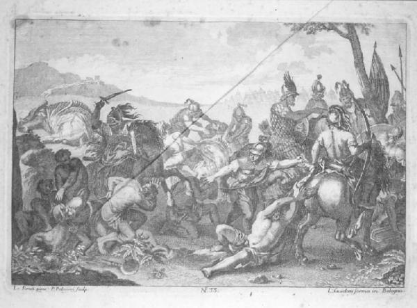 Scelta di battaglie inventate e disegnate da Francesco Antonio Simonini e da altri celebri autori per uso de Pittori, e Dilettanti fatte incidere