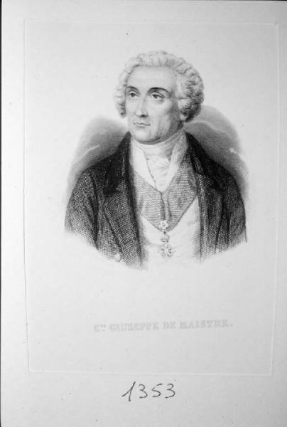 C.te Giuseppe De Maistre