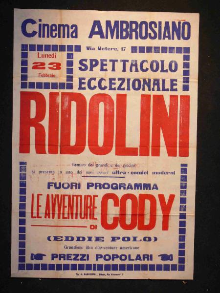 Ridolini/ Le avventure di Cody