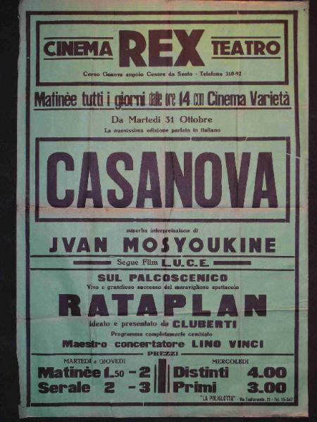 Casanova/ Rataplan