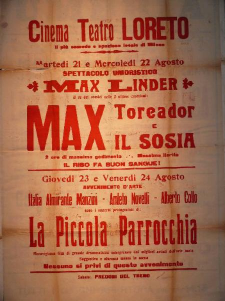 Max Toreador/ Max il sosia/ La piccola Parrocchia/ Predoni del treno