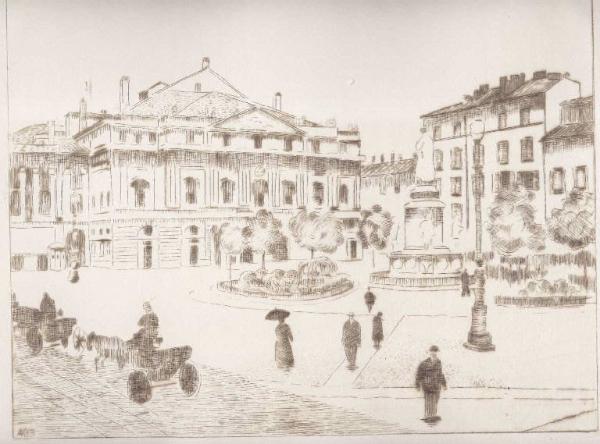 Milano: Piazza Scala inizio 1900