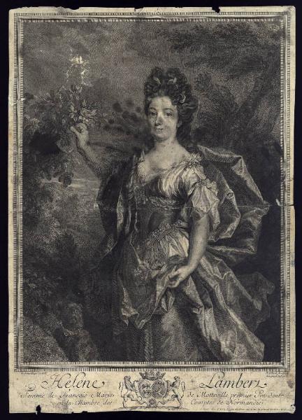 Ritratto di Hélène Lambert moglie di François Marie de Motteville