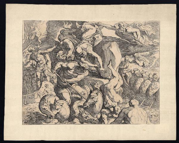 Les travaux d'Ulisse peints à Fontainebleau par le Primatice