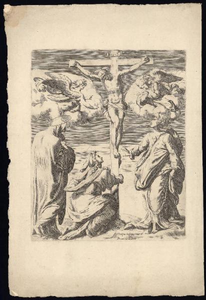 Crocifissione di Cristo con la Madonna, la Maddalena e san Giovanni evangelista