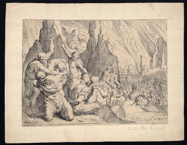 Les travaux d'Ulisse peints à Fontainebleau par le Primatice
