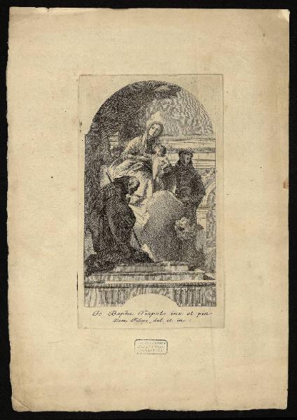 Madanna con Bambino e sant'Antonio da Padova e sant'Antonio l'eremita