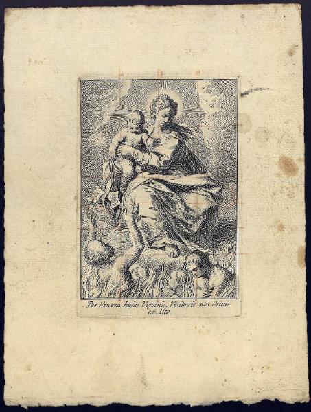Madonna con Bambino e anime del purgatorio