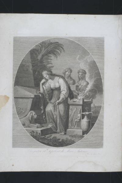 Cleopatra al sepolcro di Marc Antonio
