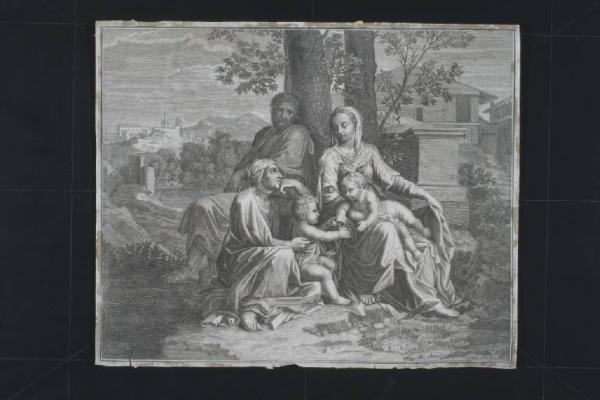 Sacra famiglia con sant'Anna e san Giovannino