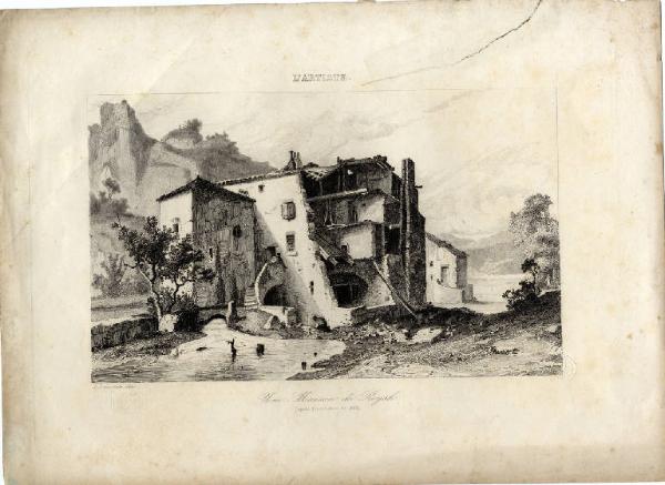 Une maison de Royah (après l'inondation de 1835)