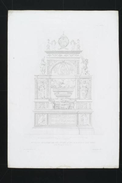 Monumento sepolcrale del Card. Giovanni Micheli e di Antonio Orso Veneti nella Chiesa di S.Marcello