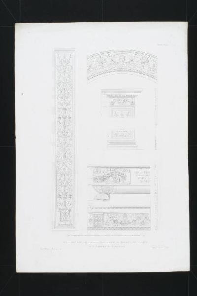 Dettagli del monumento sepolcrale di Didaco di Valdes in S.Giacomo degli Spagnuoli