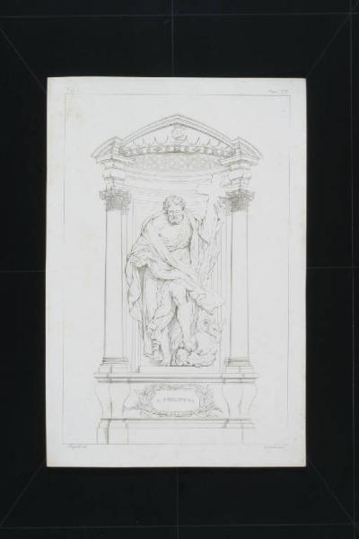 Statue di Apostoli che ornano l¿interno di S. Giovanni Laterano a Roma