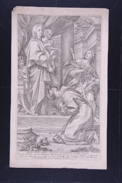 Virgini Deipare Iacobo apostolo et Francisco assisiati patronis