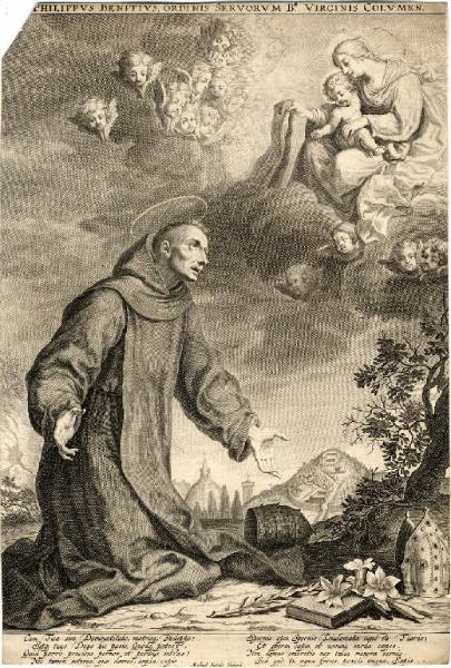 [...]Philippvs Benitivs, Ordinis Servorvm B.ae Virginis Colvmen
