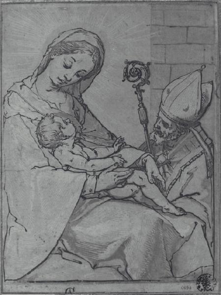 Madonna con Gesù Bambino e un Vescovo