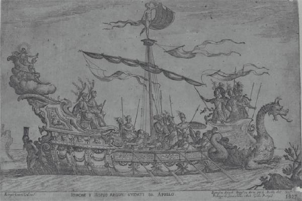Vascelli degli Argonauti per la conquista del vello d'oro